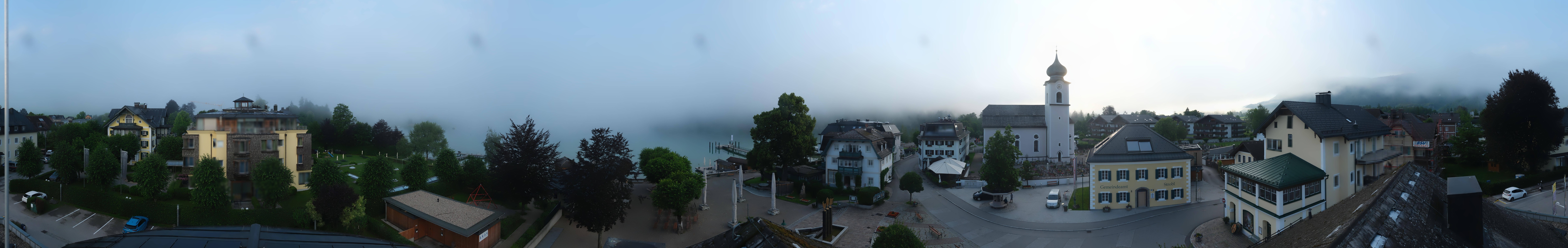 Archiv Foto Webcam Panoramasicht über Strobl