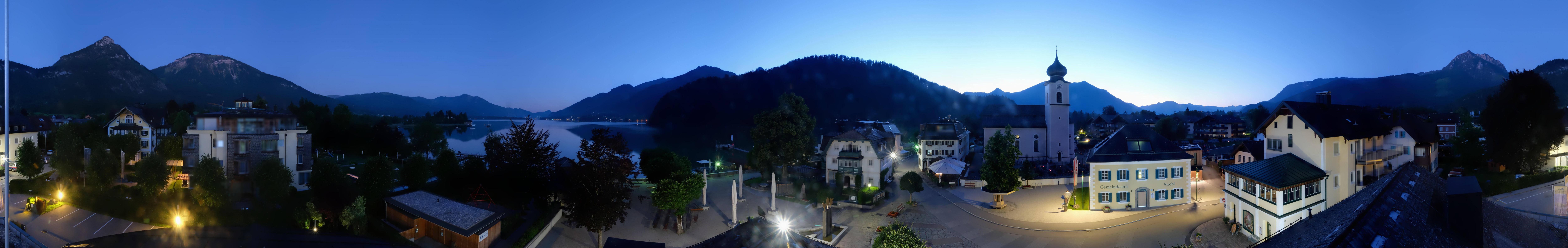 Archiv Foto Webcam Panoramasicht über Strobl