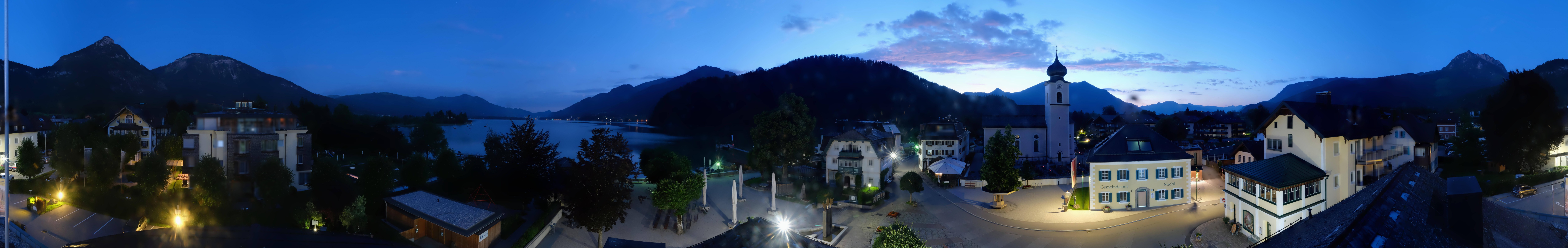 Archiv Foto Webcam Panoramasicht über Strobl