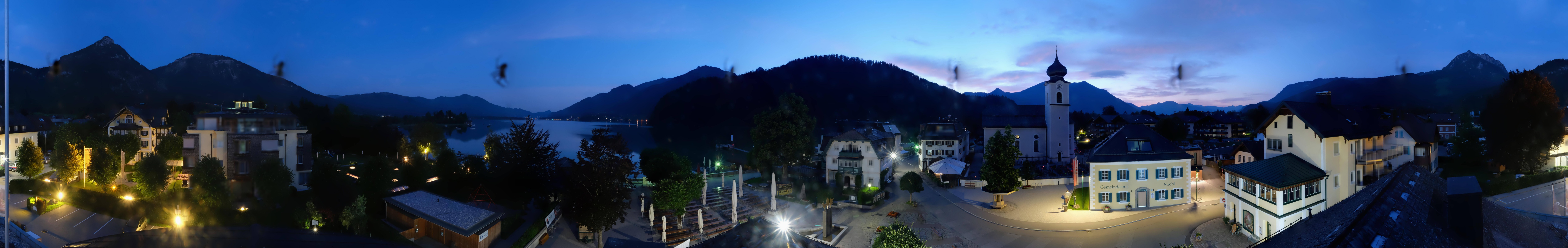 Archiv Foto Webcam Panoramasicht über Strobl