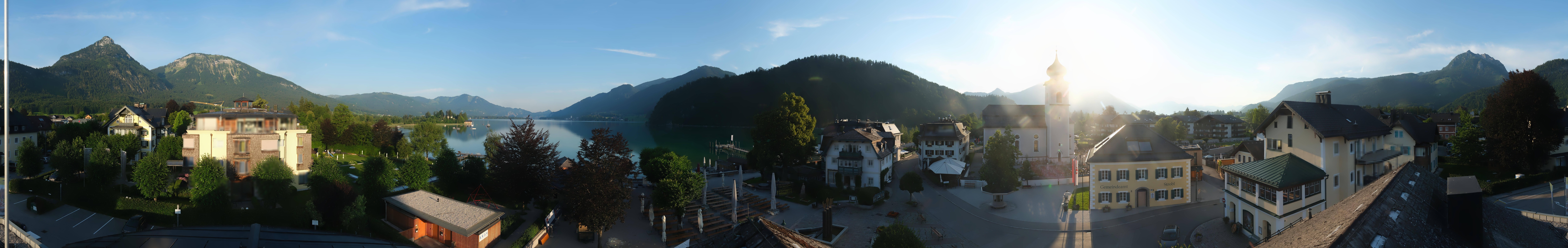 Archiv Foto Webcam Panoramasicht über Strobl
