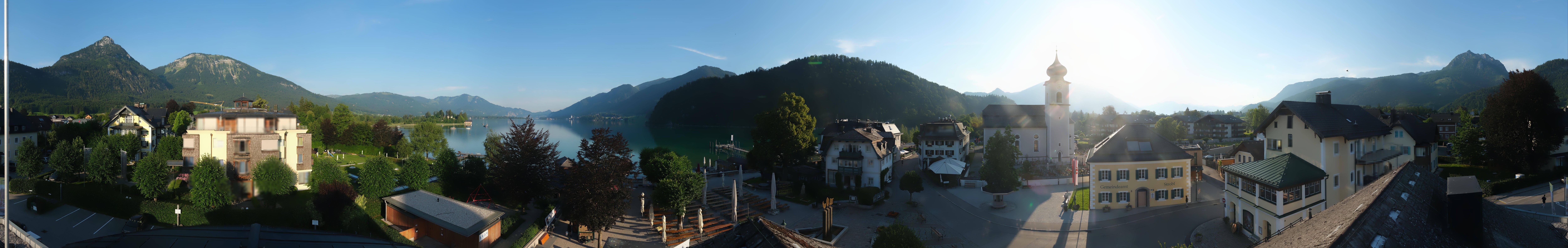 Archiv Foto Webcam Panoramasicht über Strobl