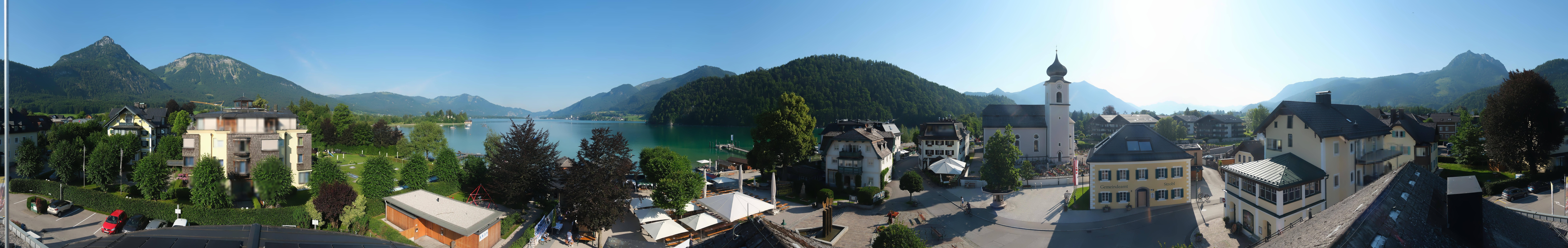 Archiv Foto Webcam Panoramasicht über Strobl