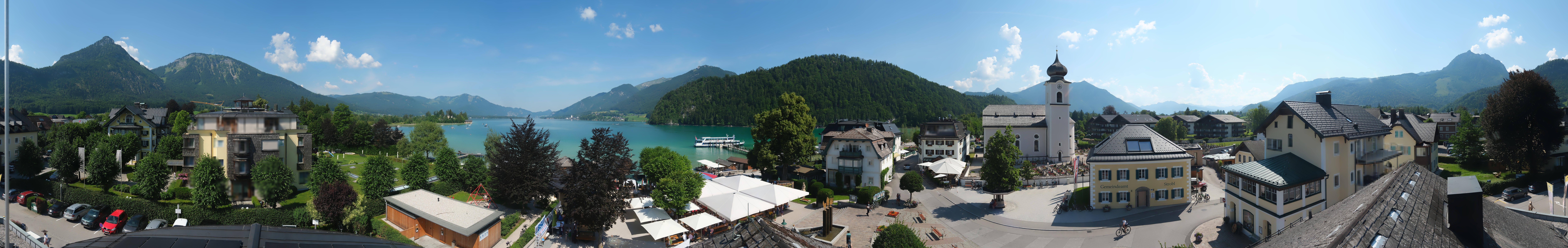 Archiv Foto Webcam Panoramasicht über Strobl
