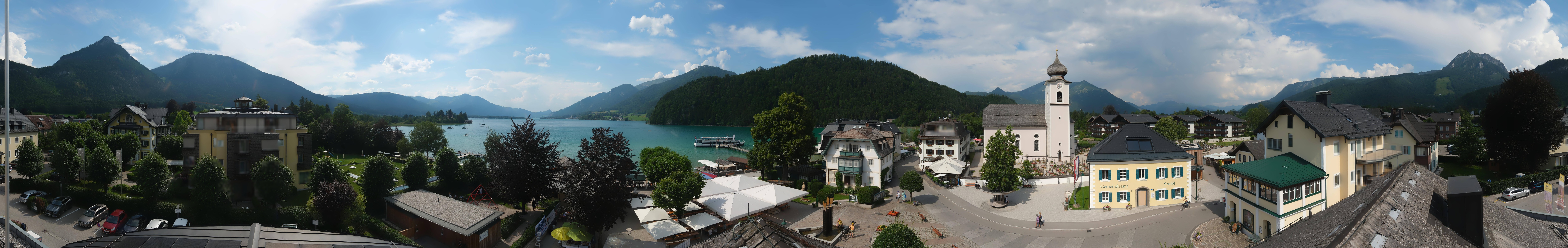 Archiv Foto Webcam Panoramasicht über Strobl