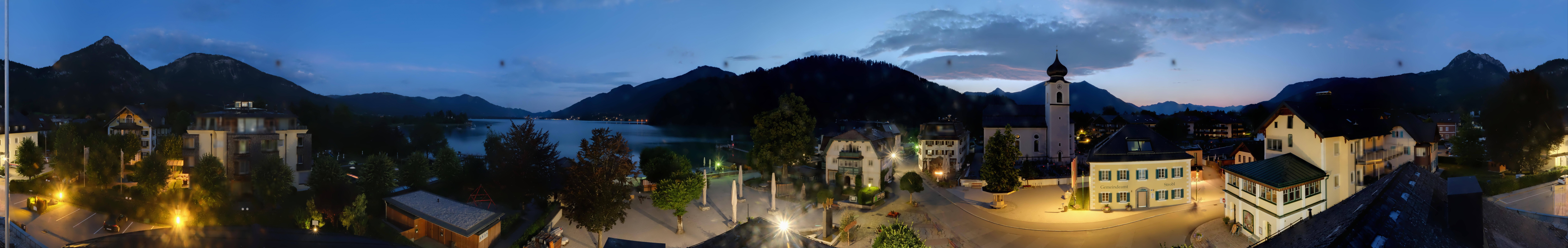 Archiv Foto Webcam Panoramasicht über Strobl