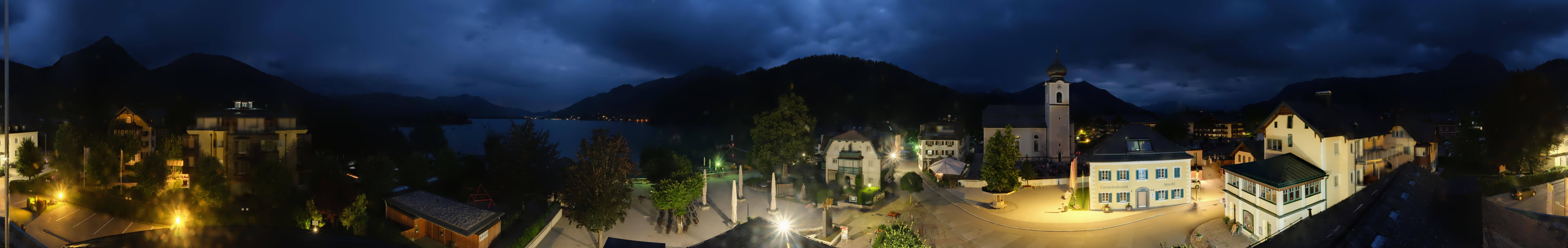 Archiv Foto Webcam Panoramasicht über Strobl