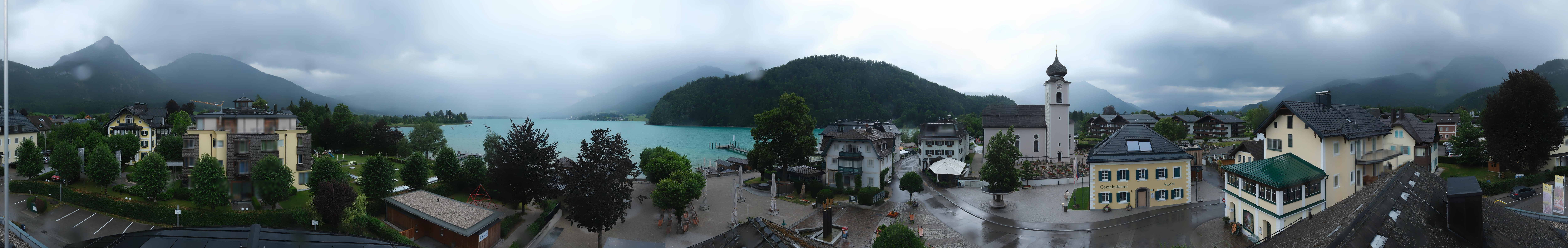 Archiv Foto Webcam Panoramasicht über Strobl