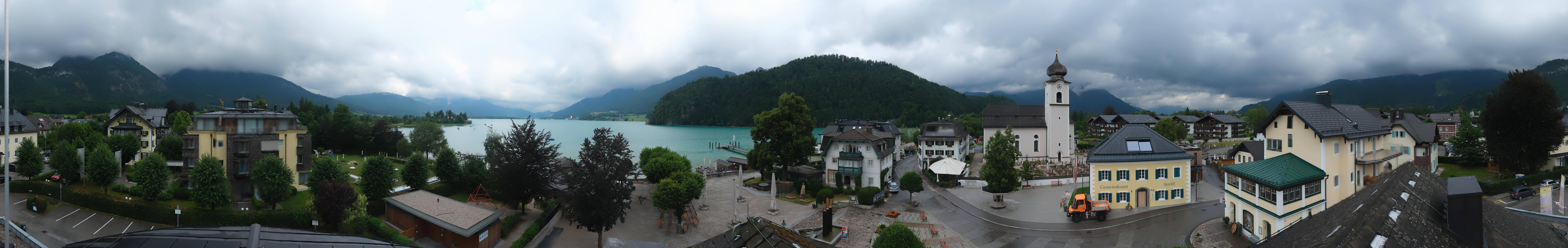 Archiv Foto Webcam Panoramasicht über Strobl