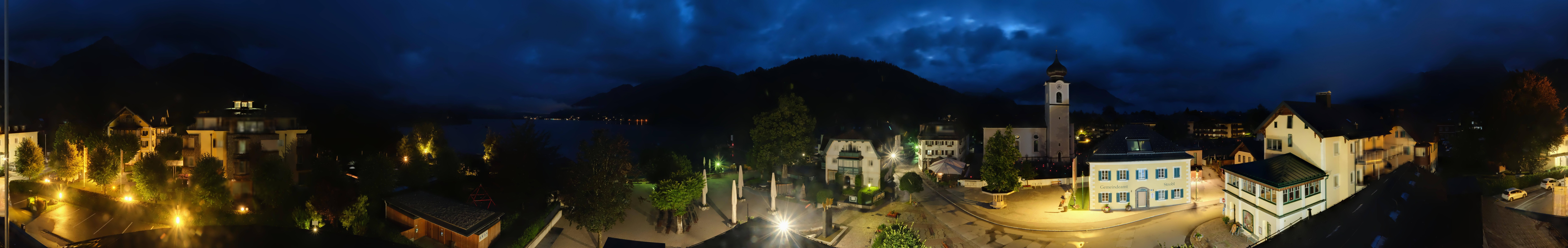Archiv Foto Webcam Panoramasicht über Strobl