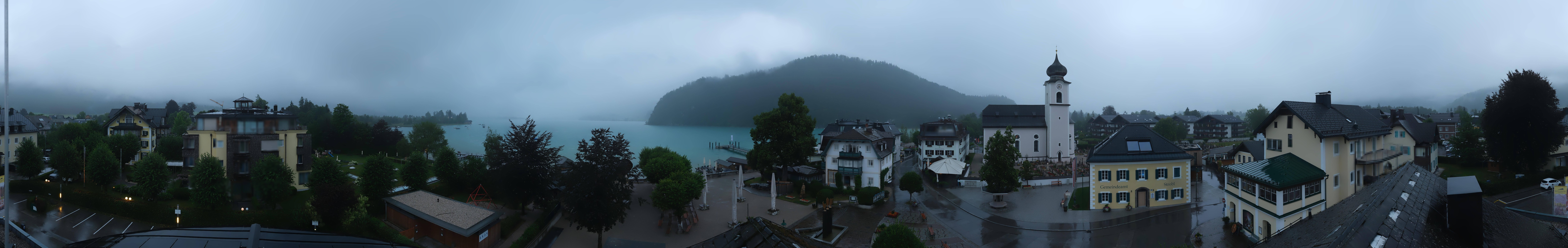 Archiv Foto Webcam Panoramasicht über Strobl