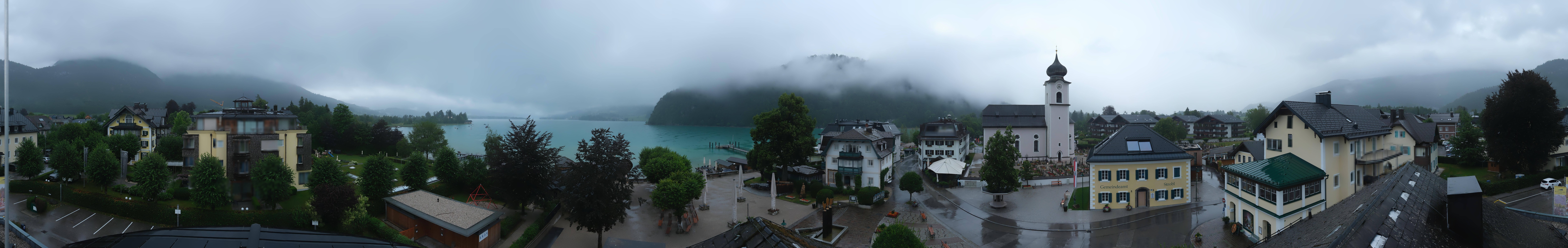 Archiv Foto Webcam Panoramasicht über Strobl
