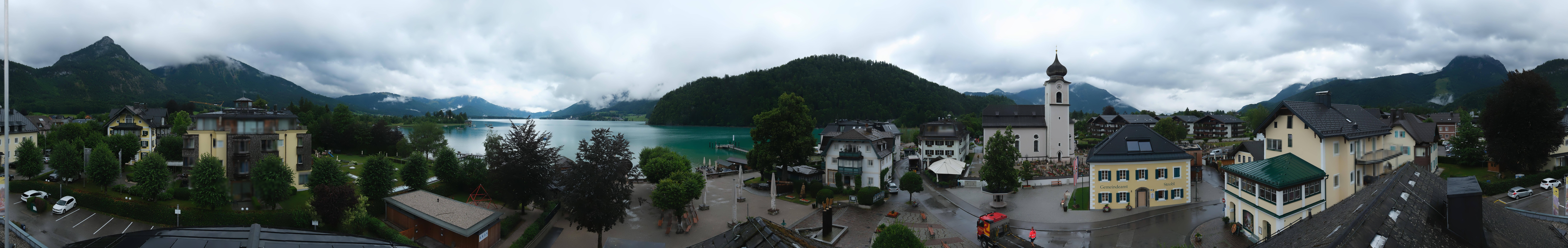 Archiv Foto Webcam Panoramasicht über Strobl