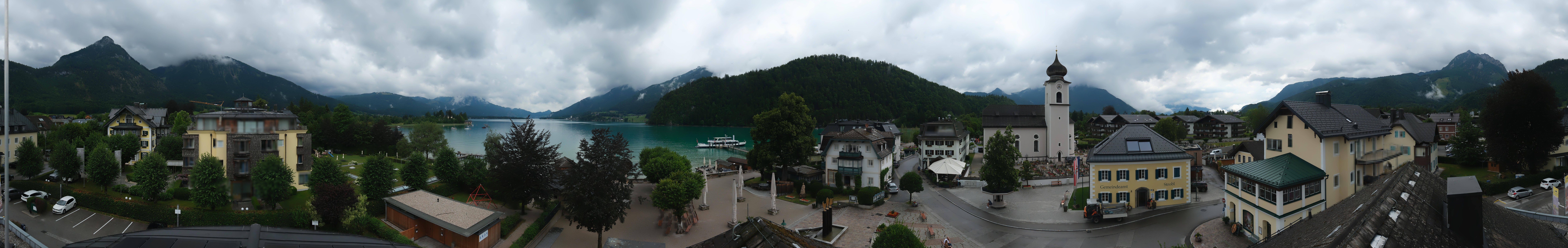 Archiv Foto Webcam Panoramasicht über Strobl