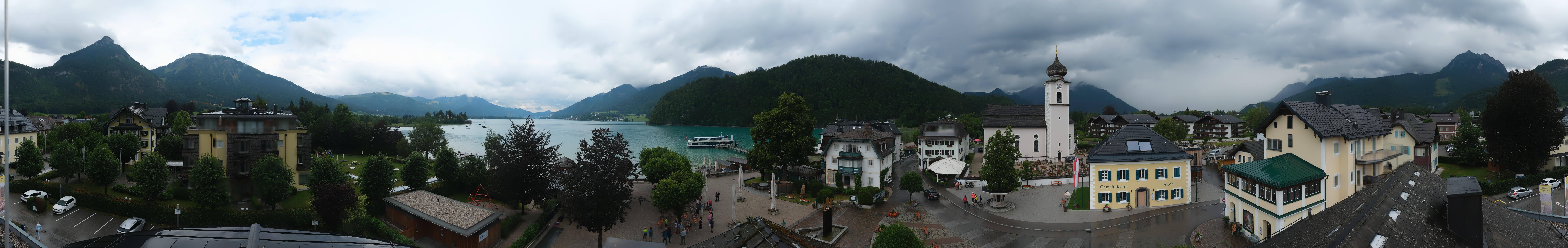 Archiv Foto Webcam Panoramasicht über Strobl