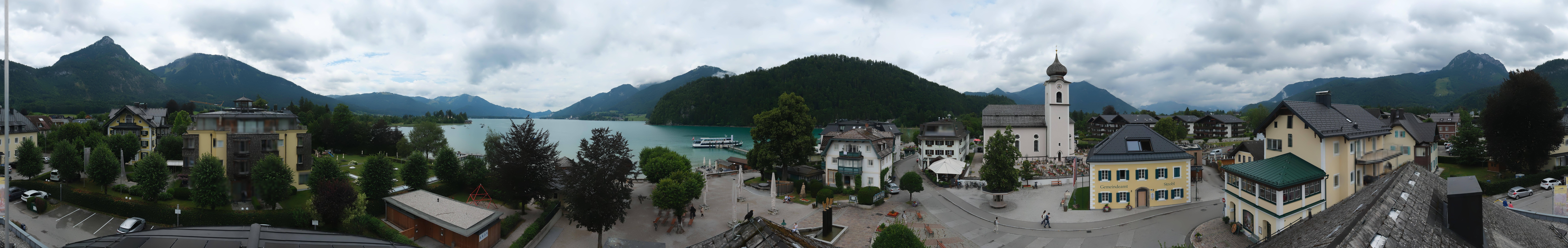 Archiv Foto Webcam Panoramasicht über Strobl
