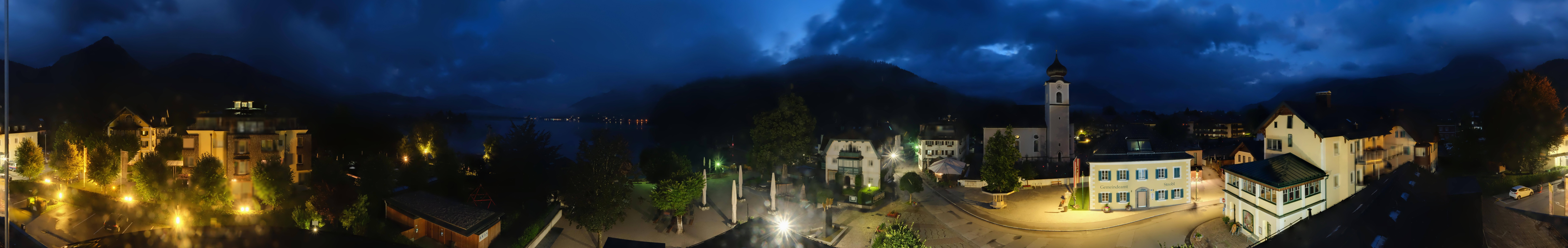 Archiv Foto Webcam Panoramasicht über Strobl