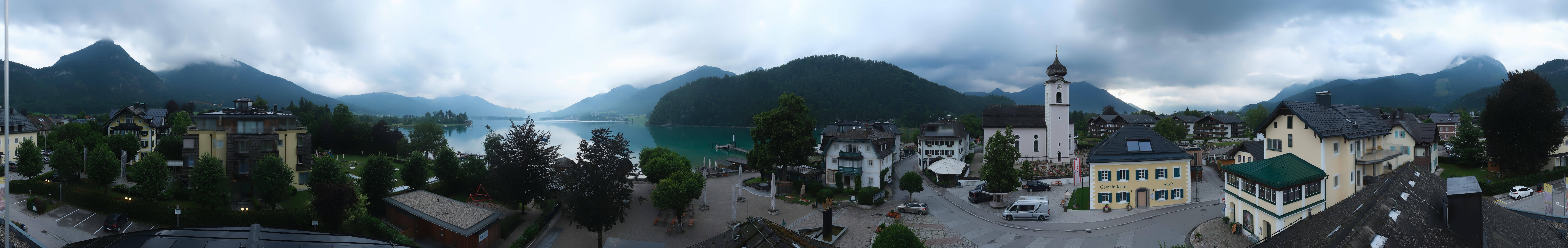 Archiv Foto Webcam Panoramasicht über Strobl