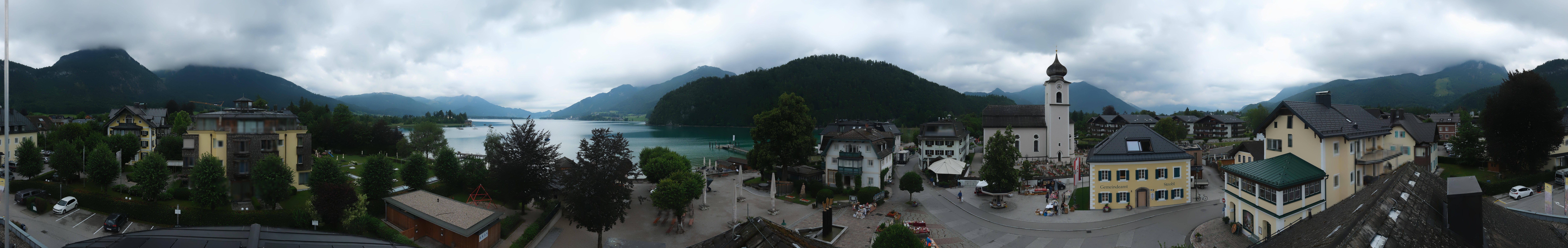 Archiv Foto Webcam Panoramasicht über Strobl