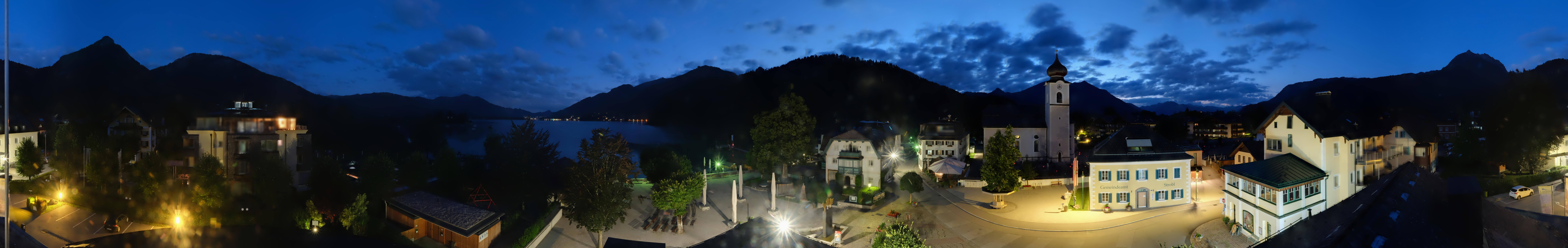 Archiv Foto Webcam Panoramasicht über Strobl