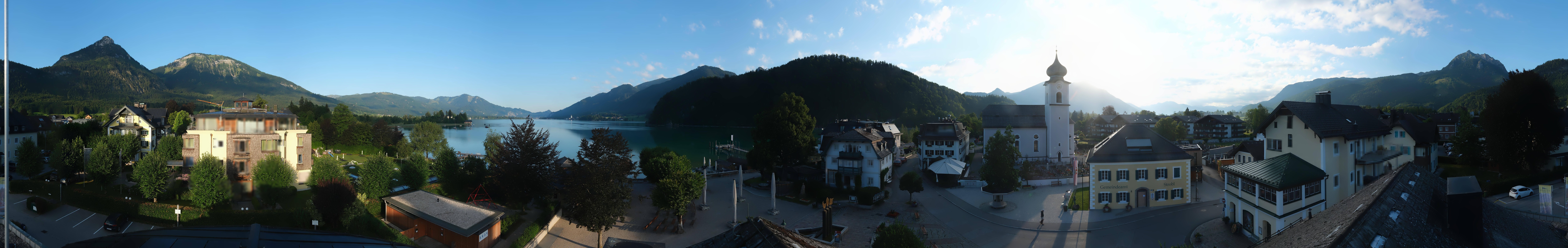 Archiv Foto Webcam Panoramasicht über Strobl