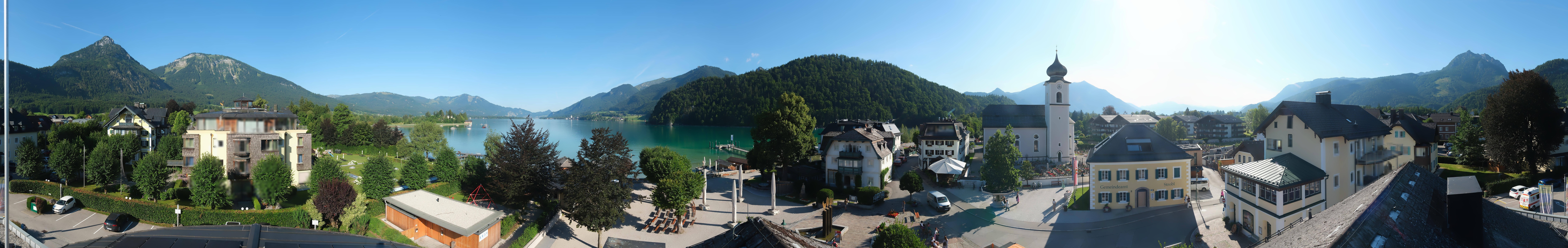 Archiv Foto Webcam Panoramasicht über Strobl
