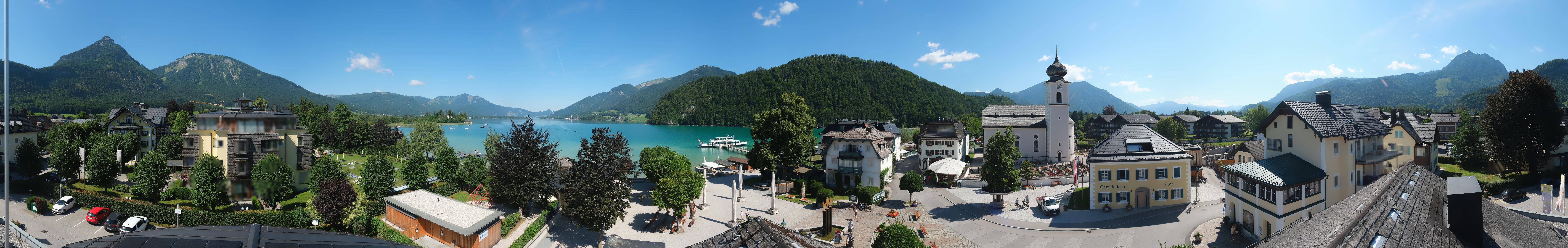 Archiv Foto Webcam Panoramasicht über Strobl