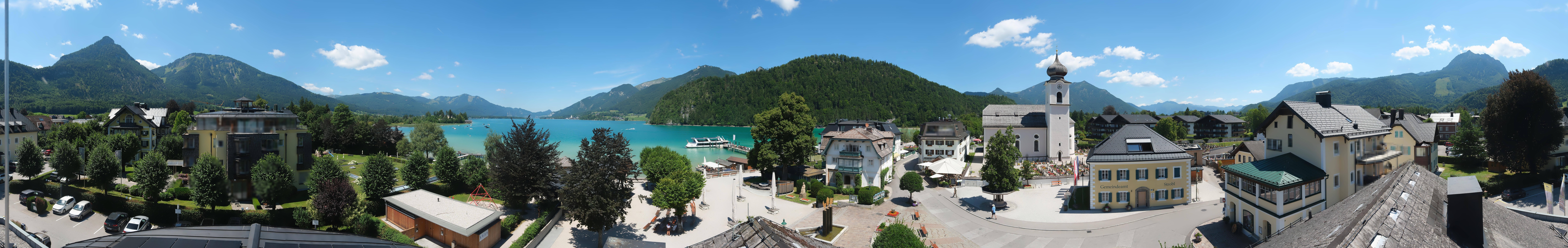 Archiv Foto Webcam Panoramasicht über Strobl