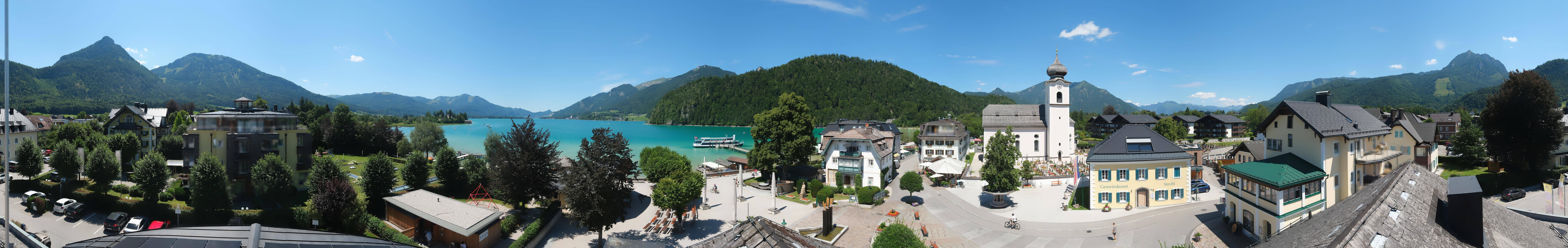 Archiv Foto Webcam Panoramasicht über Strobl