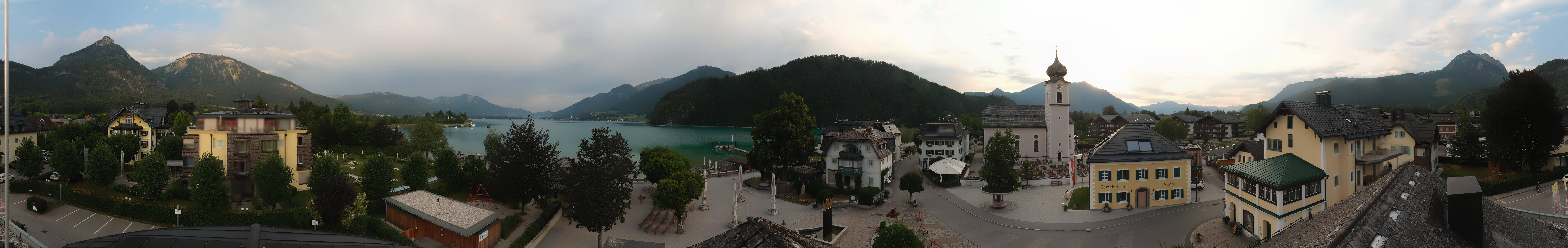 Archiv Foto Webcam Panoramasicht über Strobl