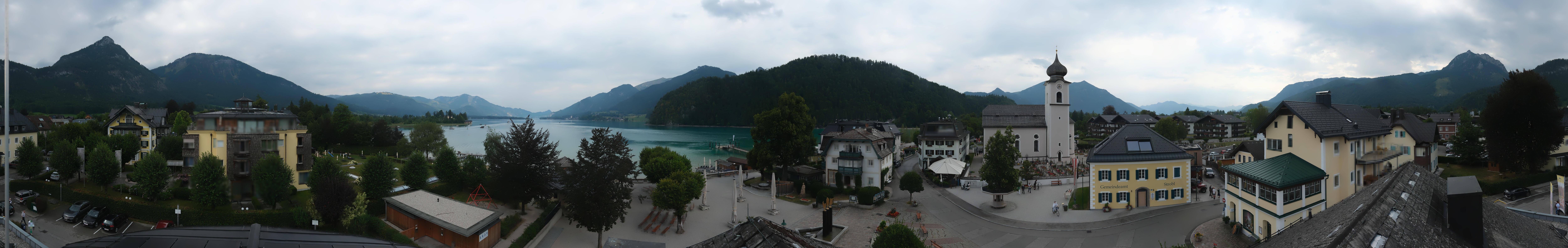 Archiv Foto Webcam Panoramasicht über Strobl