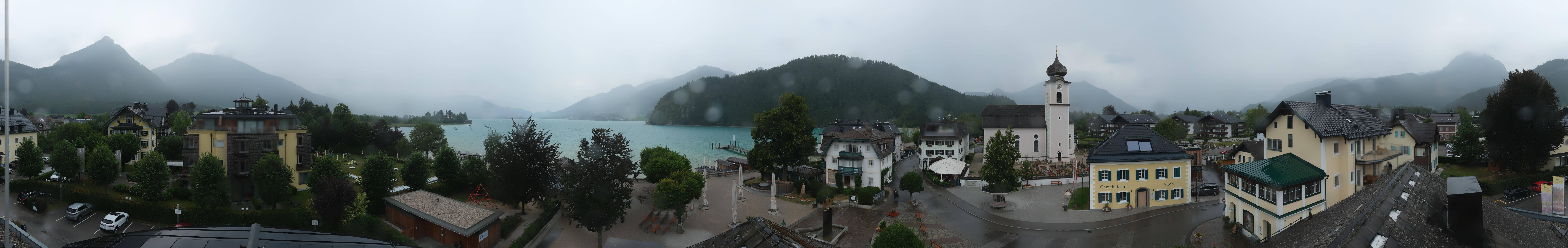 Archiv Foto Webcam Panoramasicht über Strobl