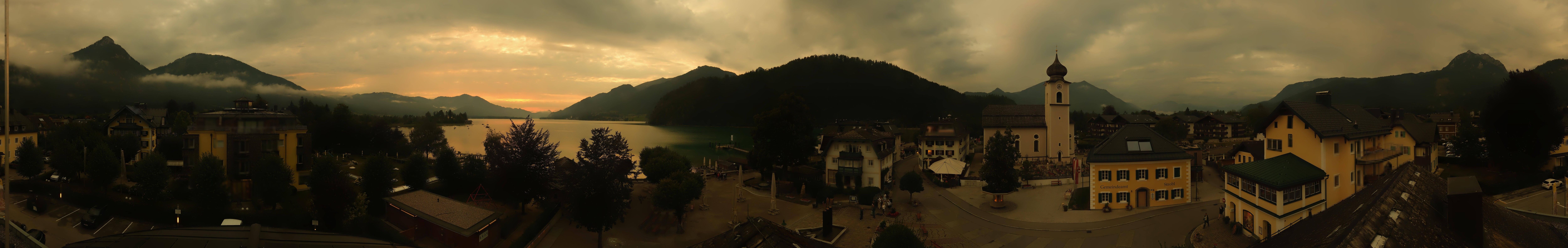 Archiv Foto Webcam Panoramasicht über Strobl
