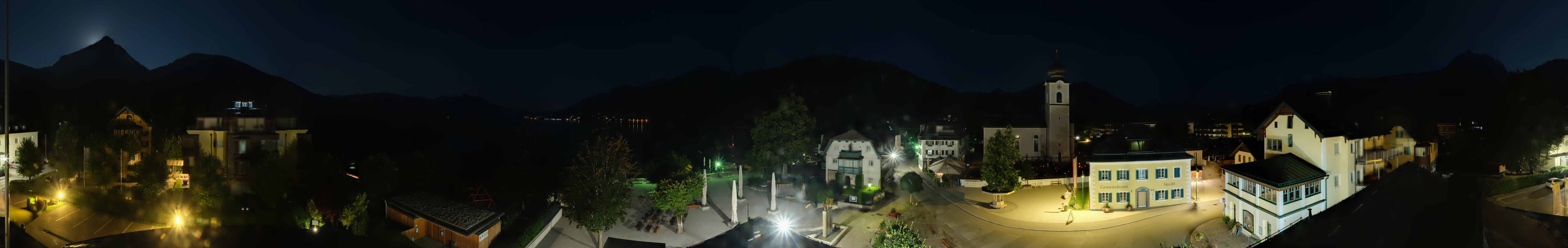 Archiv Foto Webcam Panoramasicht über Strobl