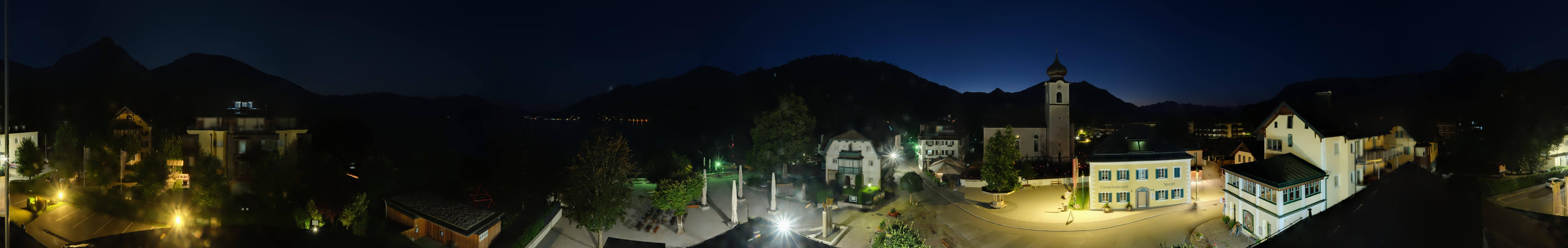 Archiv Foto Webcam Panoramasicht über Strobl