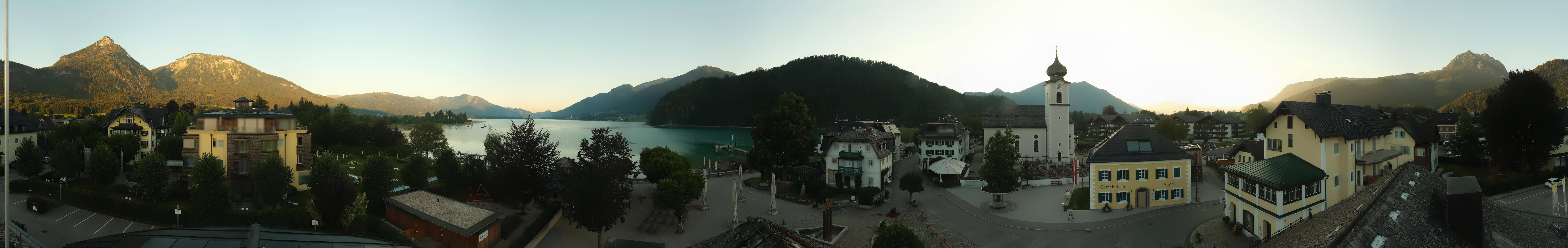 Archiv Foto Webcam Panoramasicht über Strobl