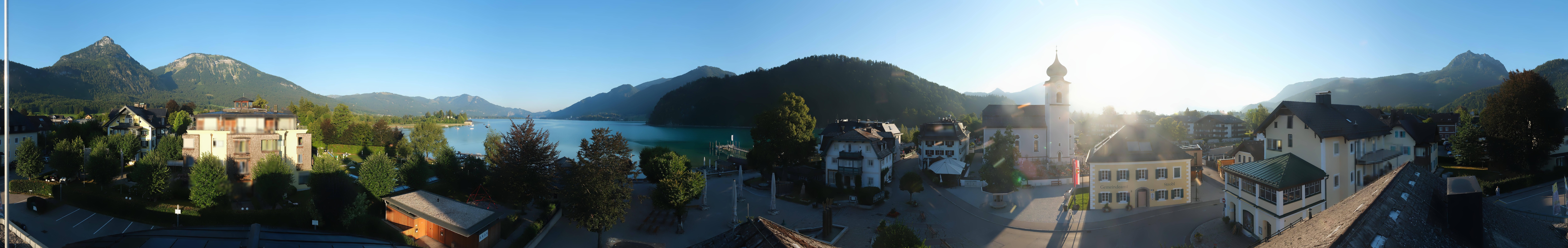 Archiv Foto Webcam Panoramasicht über Strobl