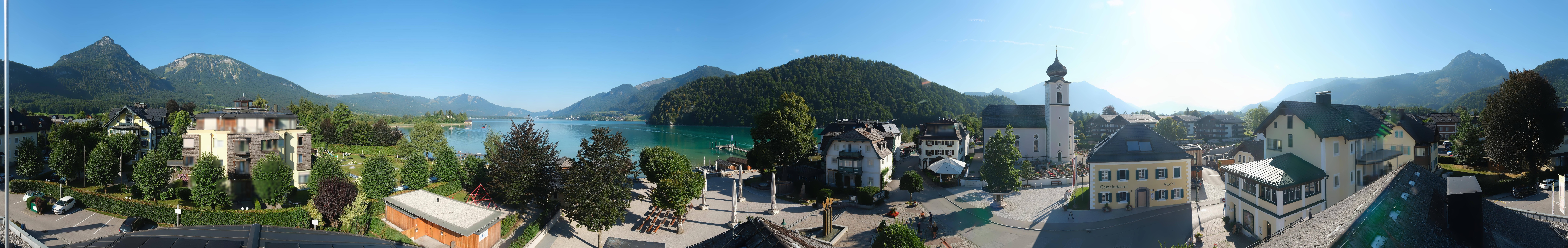 Archiv Foto Webcam Panoramasicht über Strobl