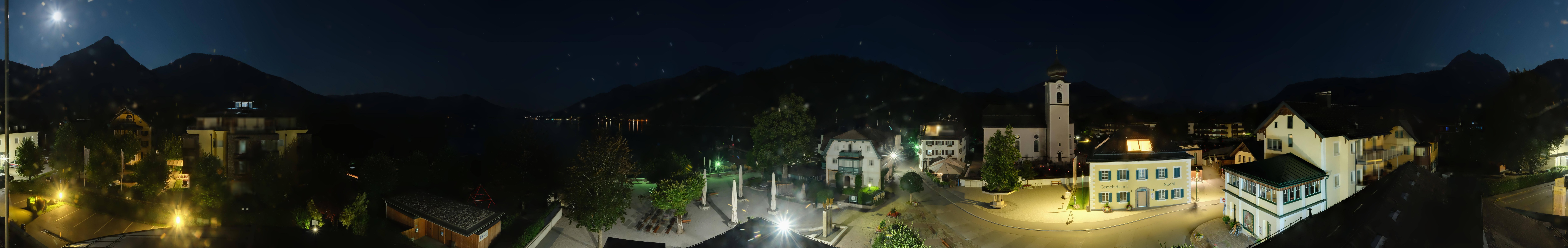 Archiv Foto Webcam Panoramasicht über Strobl