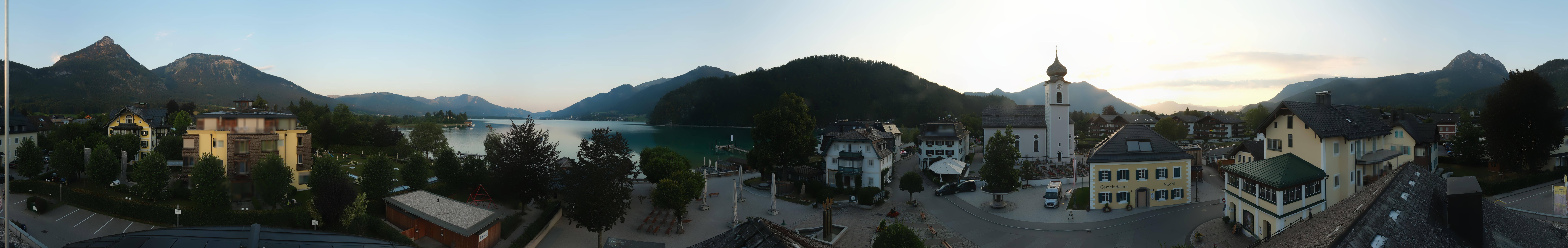 Archiv Foto Webcam Panoramasicht über Strobl