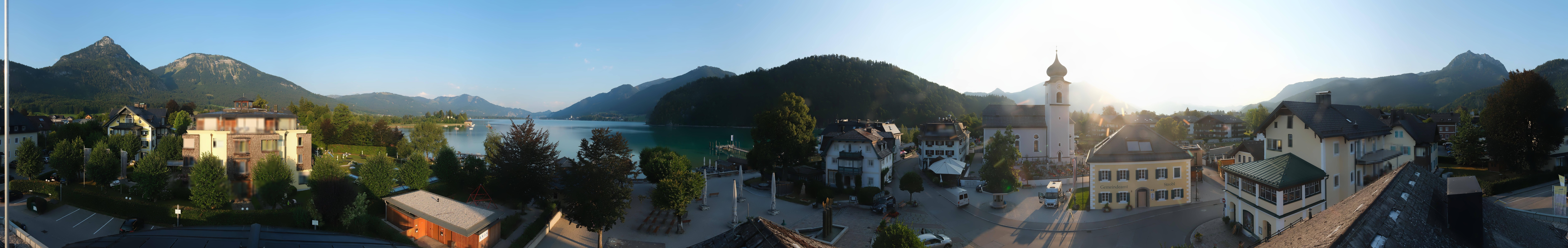 Archiv Foto Webcam Panoramasicht über Strobl