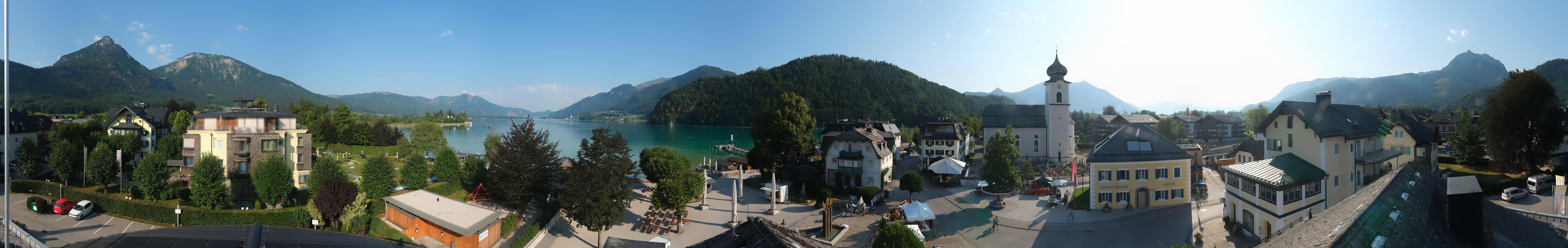 Archiv Foto Webcam Panoramasicht über Strobl