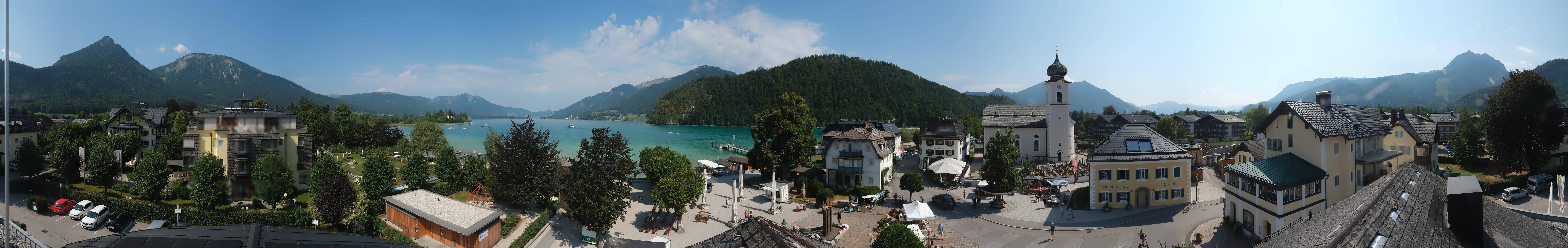 Archiv Foto Webcam Panoramasicht über Strobl