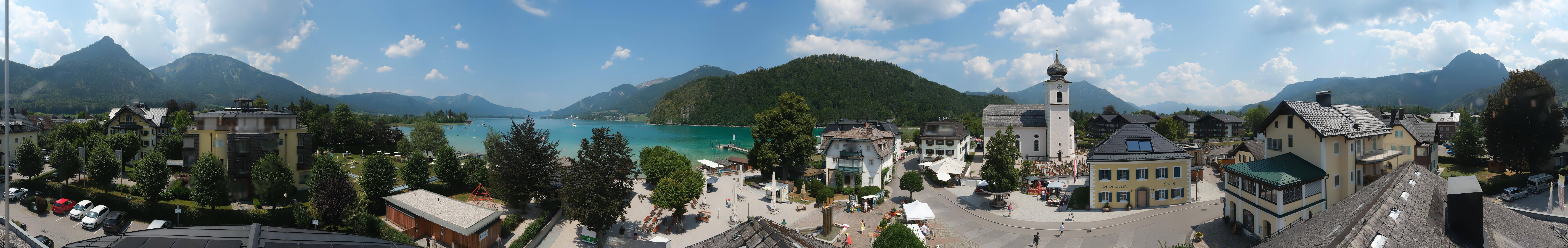 Archiv Foto Webcam Panoramasicht über Strobl