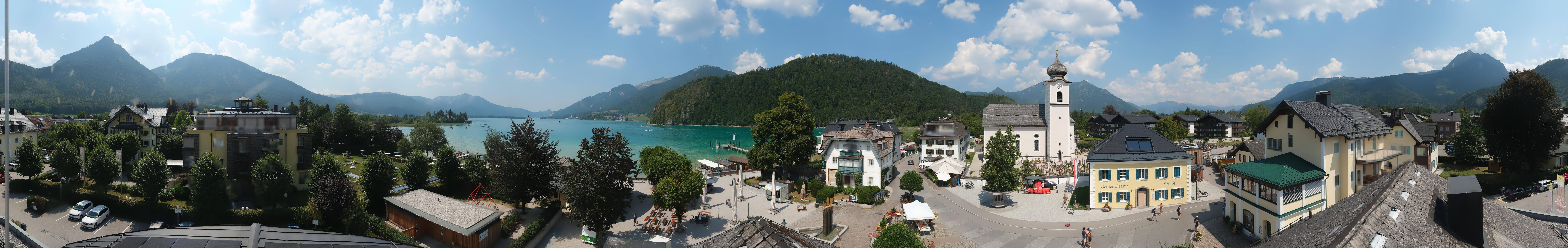 Archiv Foto Webcam Panoramasicht über Strobl