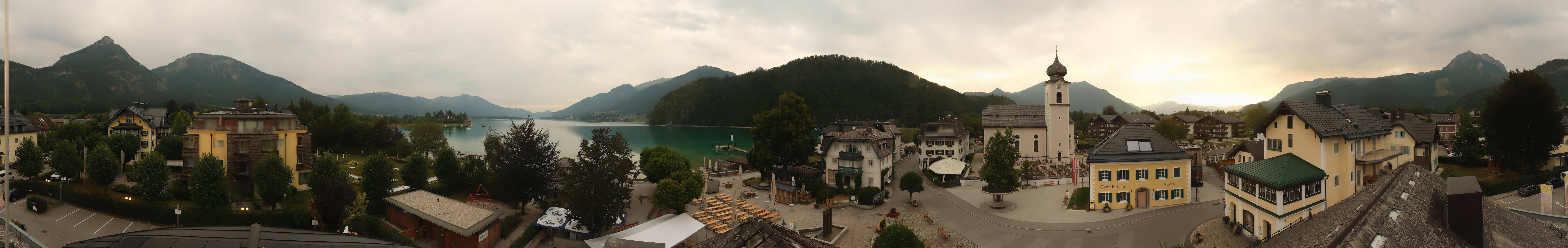 Archiv Foto Webcam Panoramasicht über Strobl