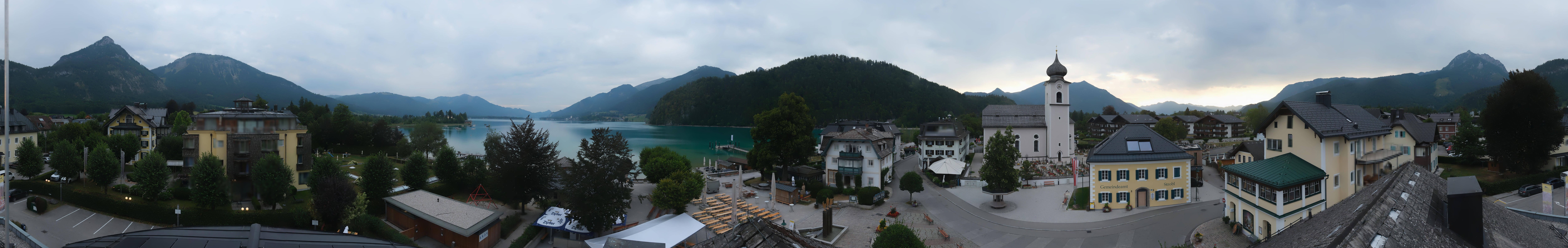Archiv Foto Webcam Panoramasicht über Strobl