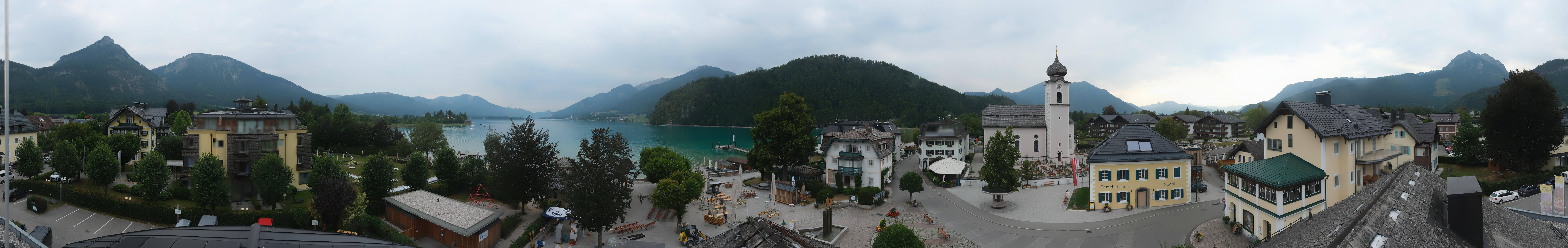 Archiv Foto Webcam Panoramasicht über Strobl