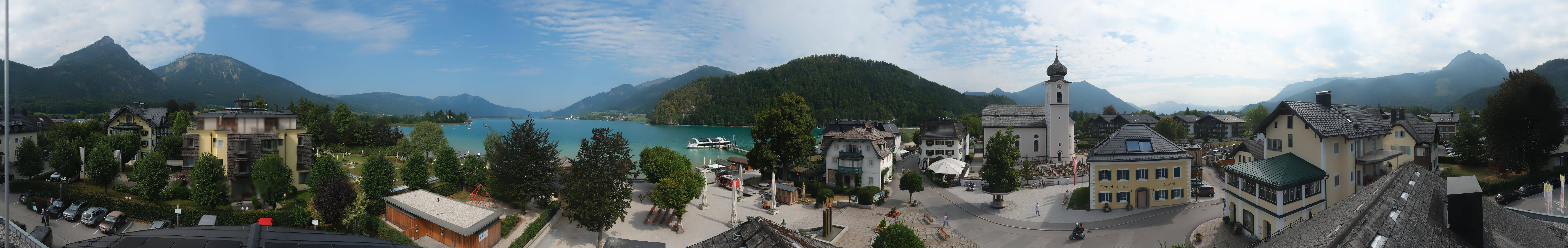 Archiv Foto Webcam Panoramasicht über Strobl