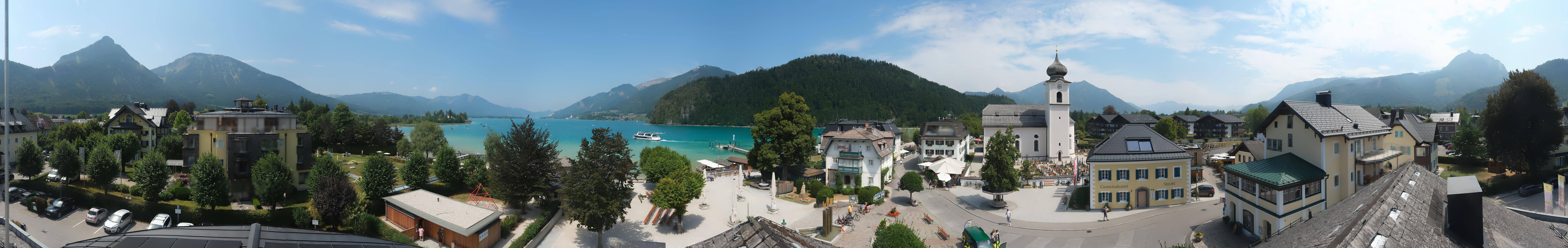 Archiv Foto Webcam Panoramasicht über Strobl